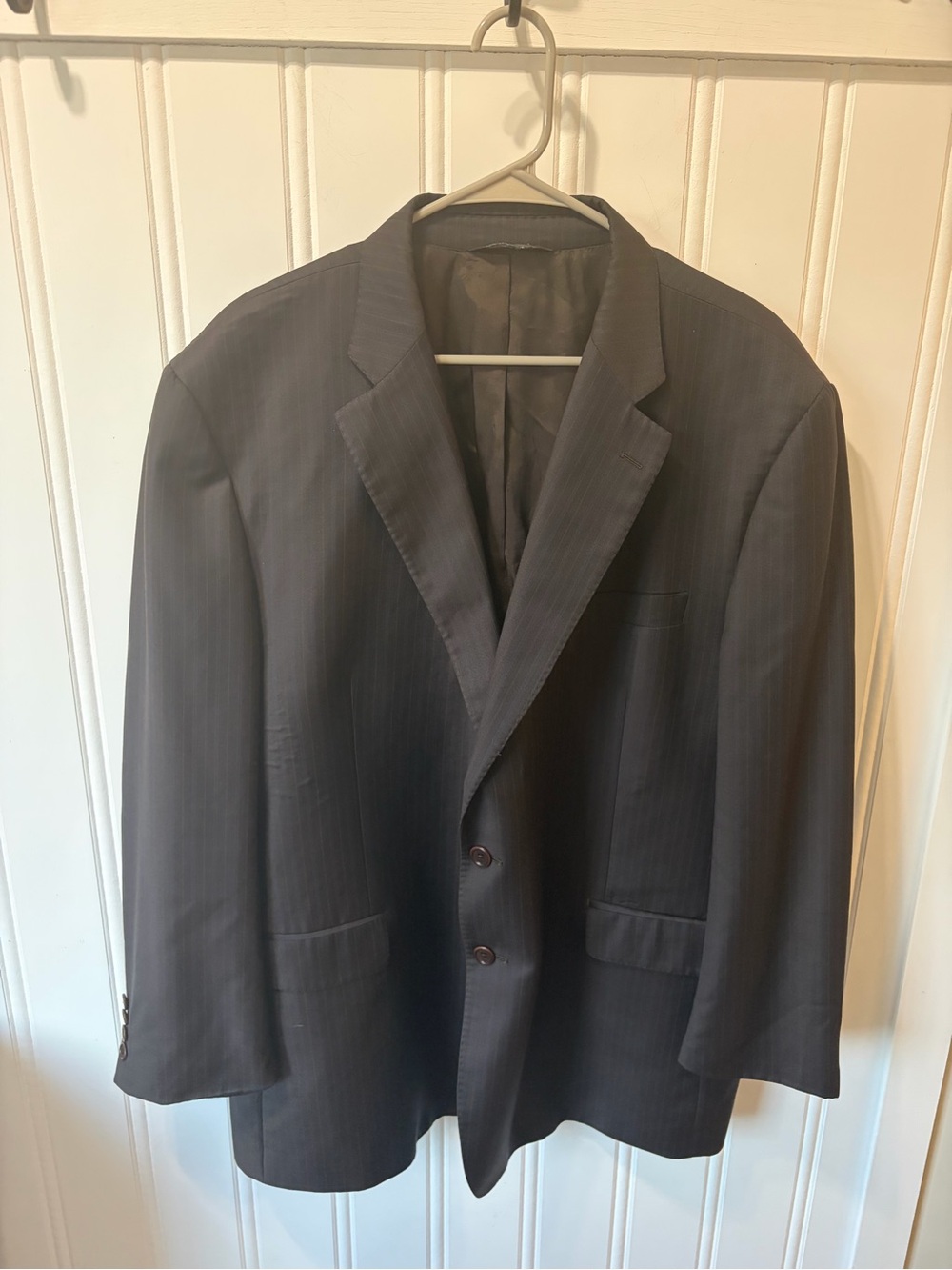 Ermenegildo Zegna Traveller Saks Fifth Avenue Black Blazer 40R Italy Wool Silk